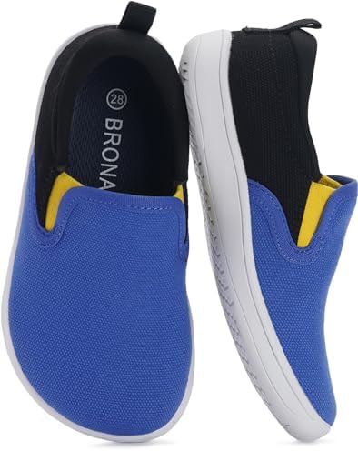 Kids Wide Slip-On — Blue Black