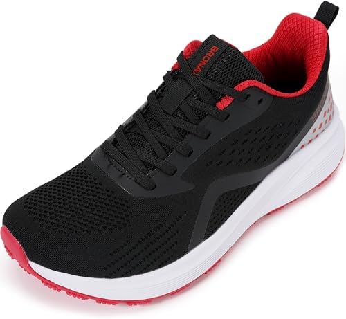 Men's Wide Toe Box Road Runner — Black Red