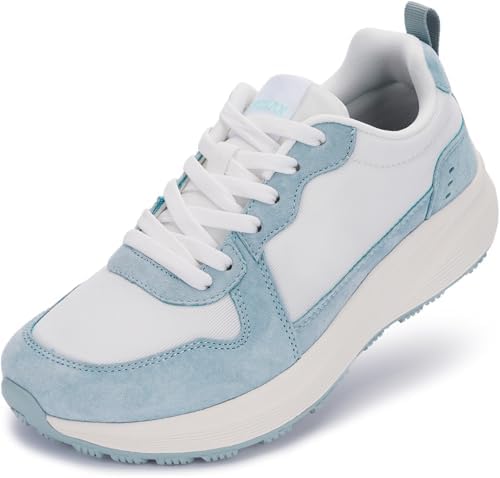 Women's Wide Classic Sneaker — Light Blue