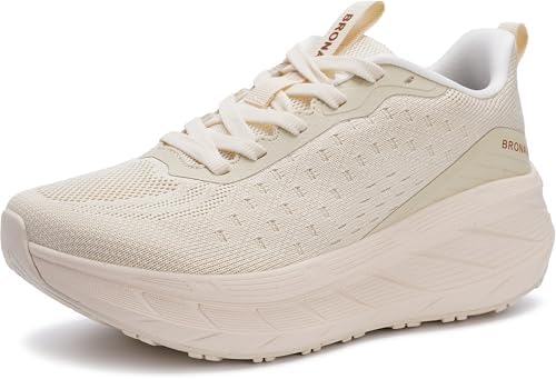 Women's Cushion Thick-Sole Walker — Beige