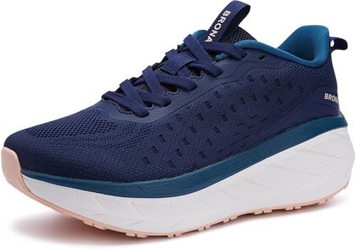 Women's Cushion Thick-Sole Walker — Dark Blue